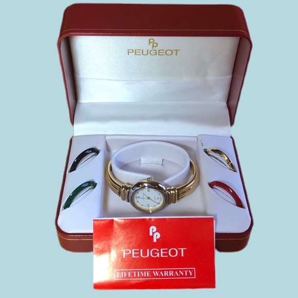 Peugeot Women's Bangle Interchangeable Watch Set - Picture 14 of 14